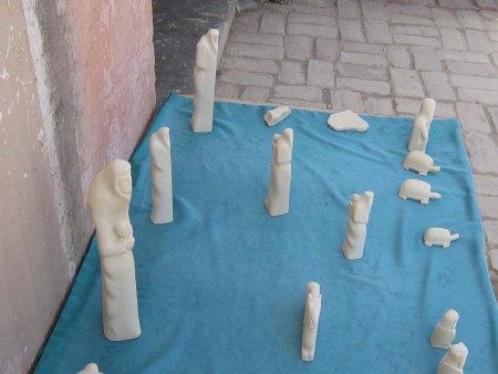 Palmeraie de Tiout - Sculptures de pierre